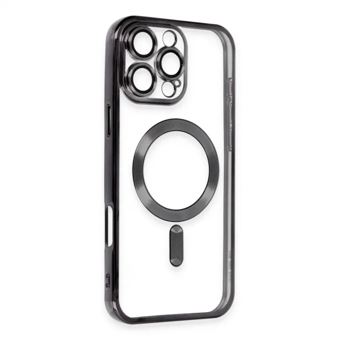 Apple İphone 16 Pro Kılıf Kross Magneticsafe Kapak - Siyah