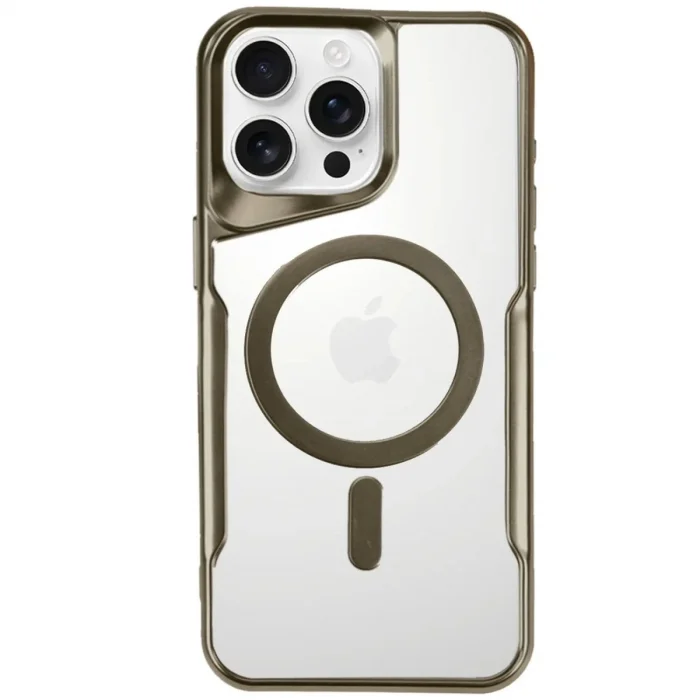 Apple İphone 16 Pro Max Kılıf Boyi Magsafe Silikon Kapak - Çöl Titanyum