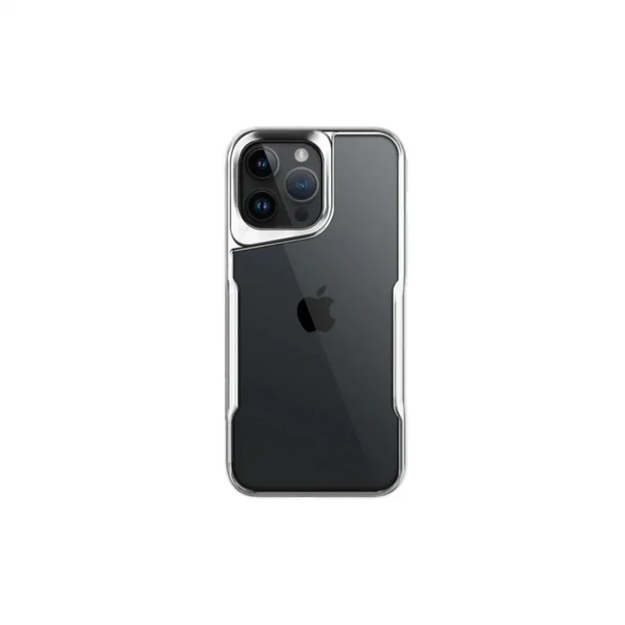 Apple İphone 16 Pro Max Kılıf Boyi Silikon Kapak - Gümüş