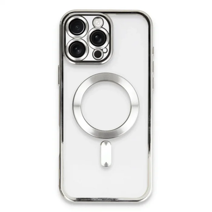 Apple İphone 16 Pro Max Kılıf Kross Magneticsafe Kapak - Gümüş
