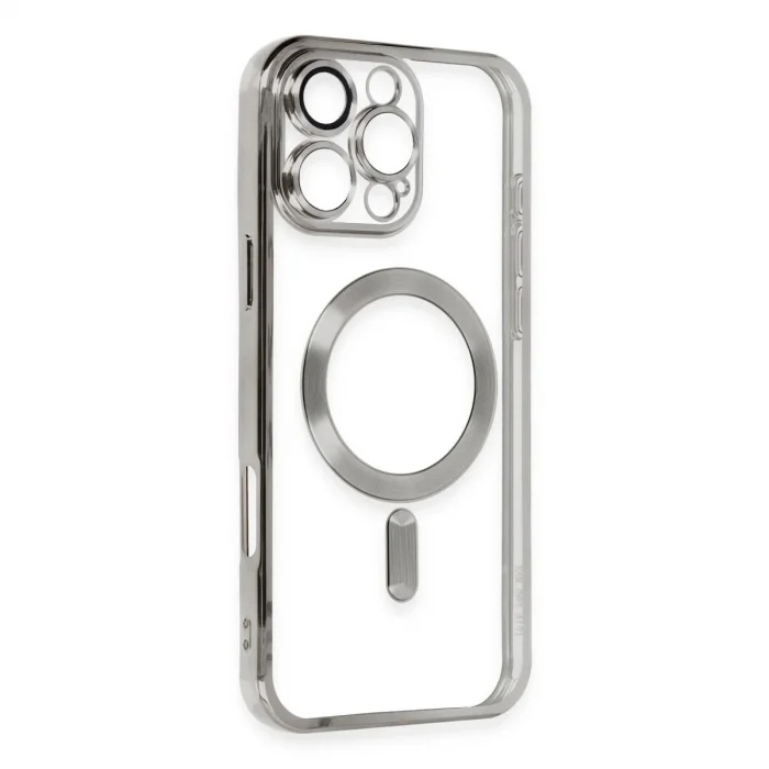 Apple İphone 16 Pro Max Kılıf Kross Magneticsafe Kapak - Titan Gri