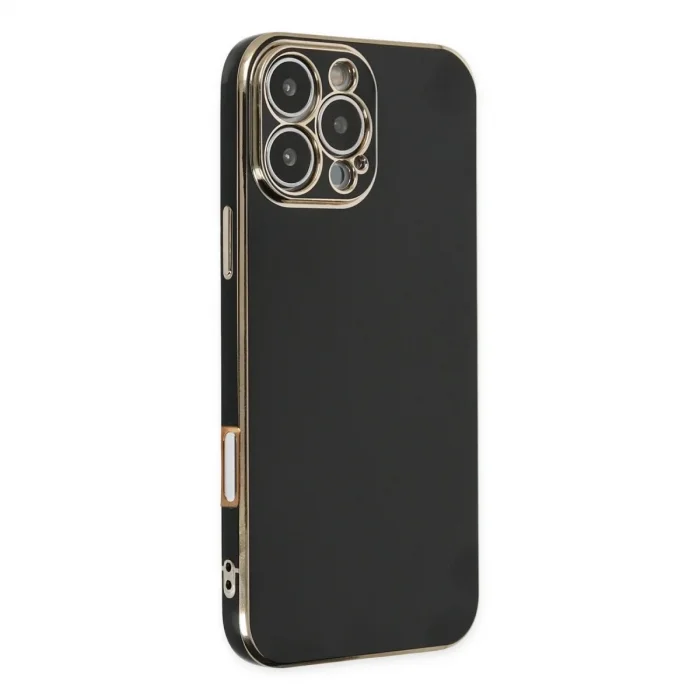 Apple İphone 16 Pro Max Kılıf Volet Silikon - Siyah