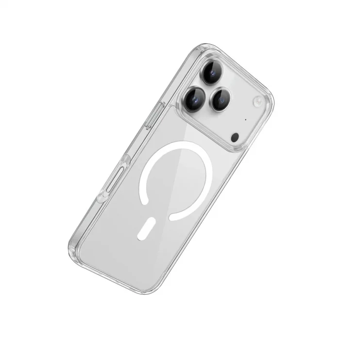 Apple İphone 17 Pro Kılıf Pc Real Magsafe Kapak - Şeffaf