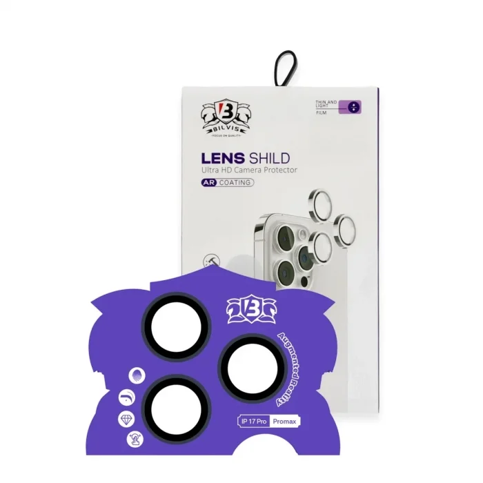 Apple İphone 17 Pro Max Bilvis Titan Kamera Lens - Lacivert