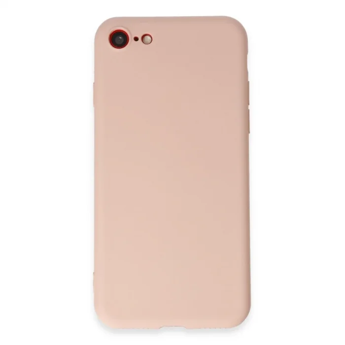 Apple İphone 7 Kılıf First Silikon - Pudra