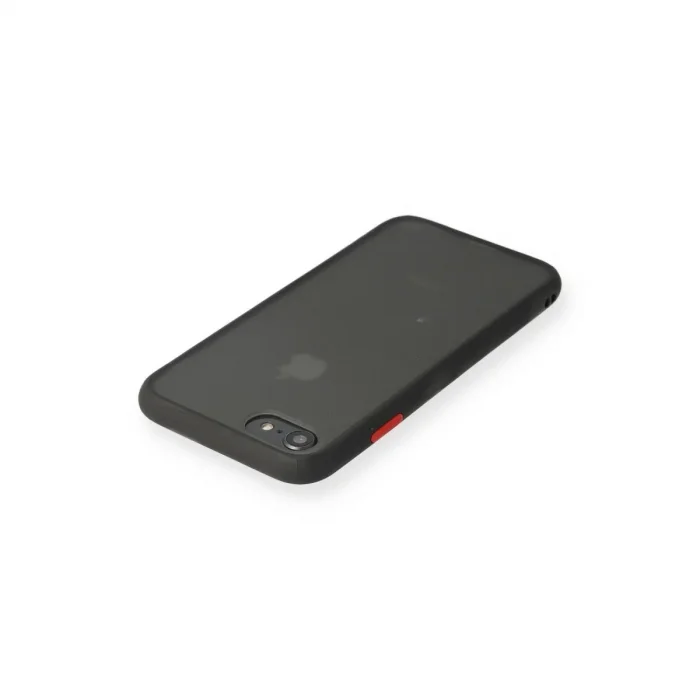 Apple İphone 7 Kılıf Montreal Silikon Kapak - Siyah