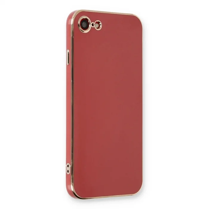 İphone 7 Kılıf Volet Silikon - Kırmızı