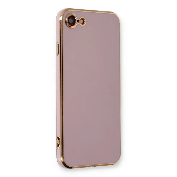 İphone 7 Kılıf Volet Silikon - Mor