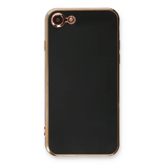 İphone 7 Kılıf Volet Silikon - Siyah