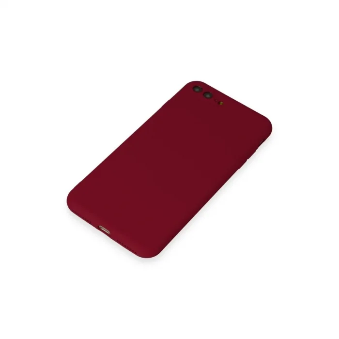 İphone 7 Plus Kılıf First Silikon - Bordo