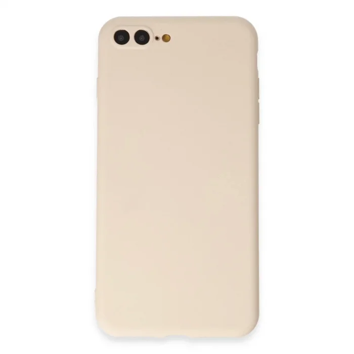 İphone 7 Plus Kılıf First Silikon - Krem