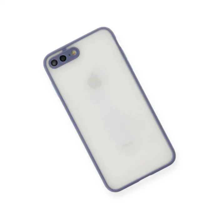 Apple İphone 7 Plus Kılıf Montreal Silikon Kapak - Gri