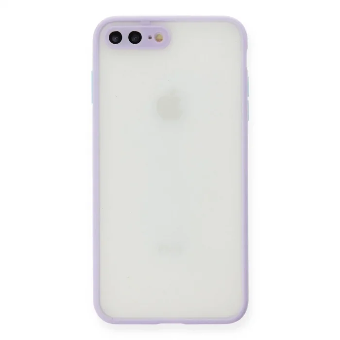 Apple İphone 7 Plus Kılıf Montreal Silikon Kapak - Mor