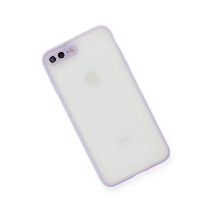 Apple İphone 7 Plus Kılıf Montreal Silikon Kapak - Mor