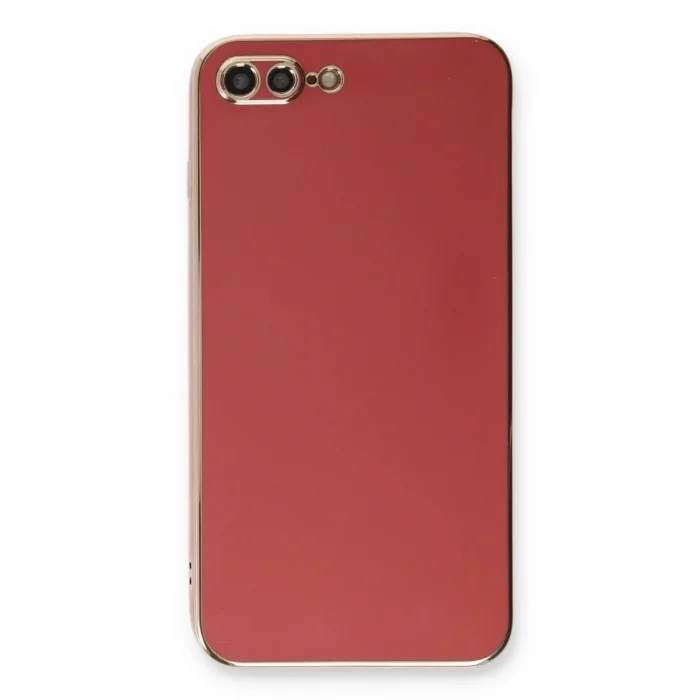 İphone 7 Plus Kılıf Volet Silikon - Kırmızı