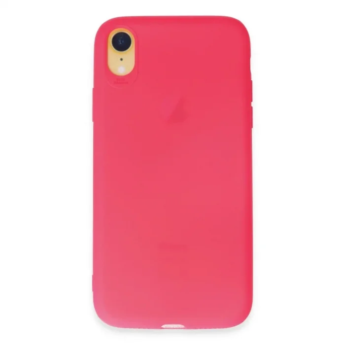 Apple İphone Xr Kılıf First Silikon - Pembe