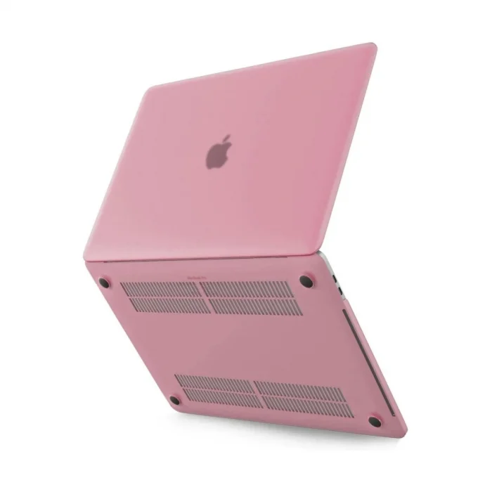 Apple Macbook Pro 13 2020 Macbook Buzlu Kapak - Pembe