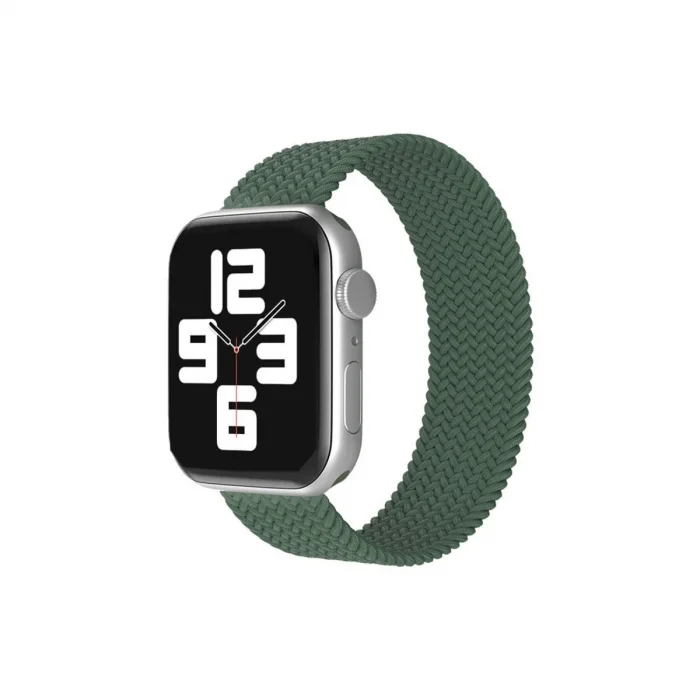 Apple Watch 38mm Ayarlı Solo Silikon Kordon (saat Değildir) - Haki Yeşil