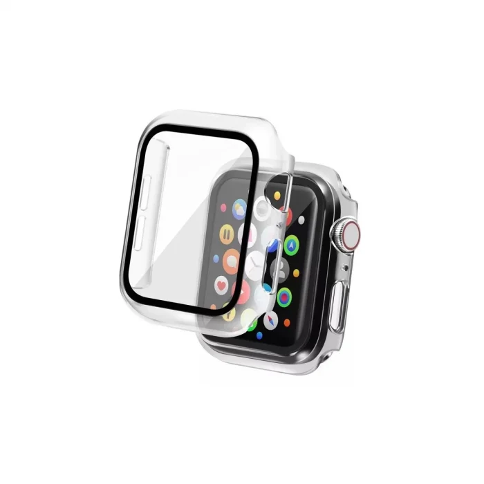 Apple Watch 38mm Camlı Kasa Ekran Koruyucu - Şeffaf