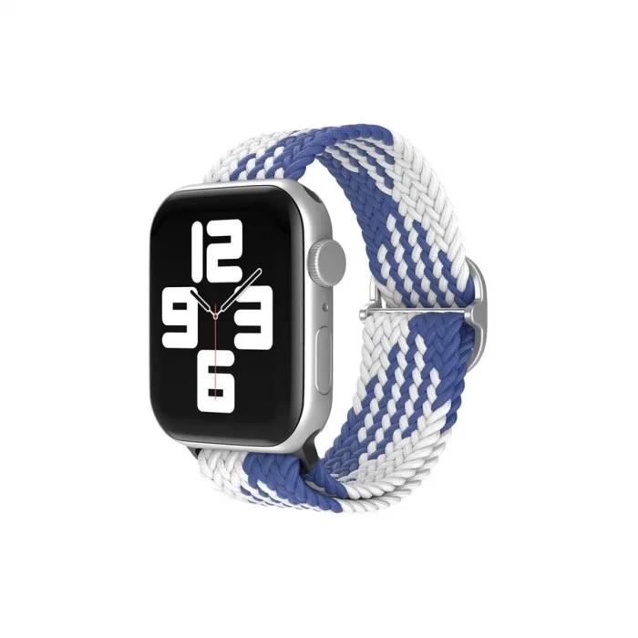 Apple Watch 38mm  Kordon (saat Değildir) - Mavi-beyaz