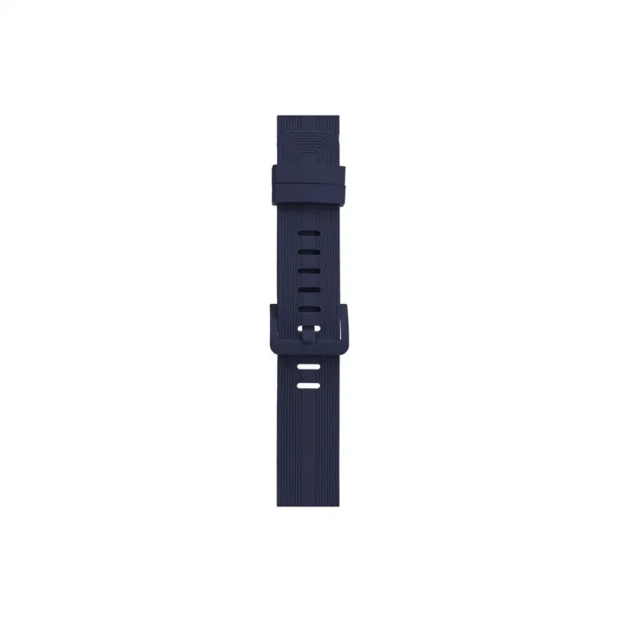 Apple Watch 38mm Kr408 Çizgili Silikon Kordon (saat Değildir) - Lacivert