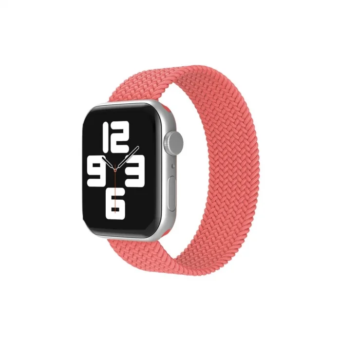 Apple Watch 42mm Ayarlı Solo Silikon Kordon (saat Değildir) - Pembe