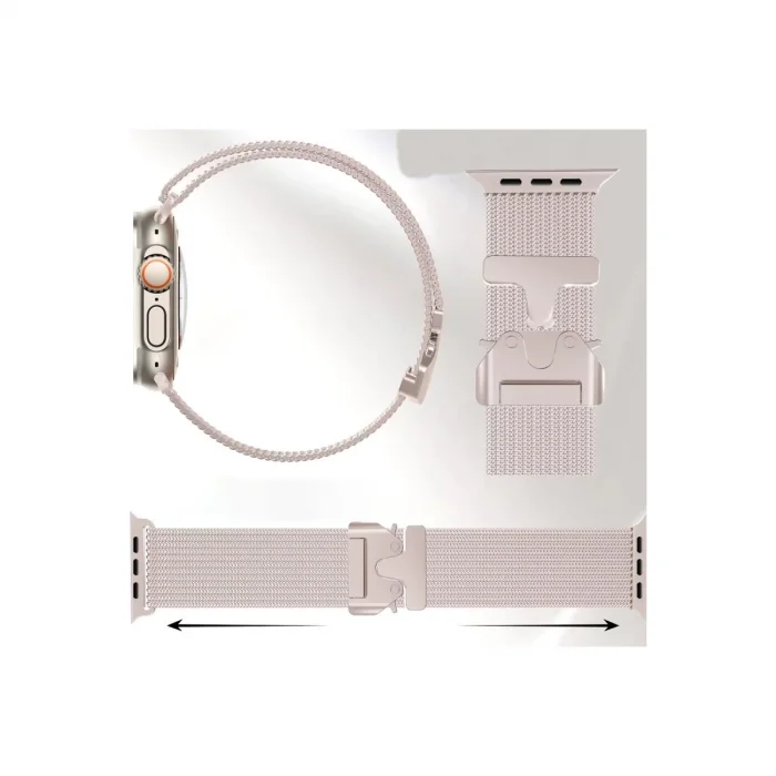 Apple Watch 42mm Milano Metal Kordon (saat Değildir) - Desert