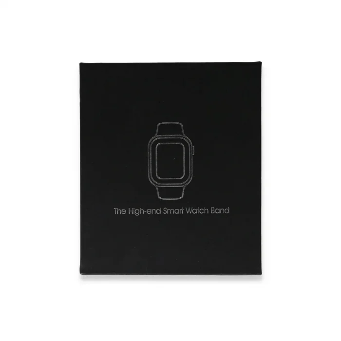 Apple Watch 44mm Metal Petek Kasalı Kordon (saat Değildir) - Siyah