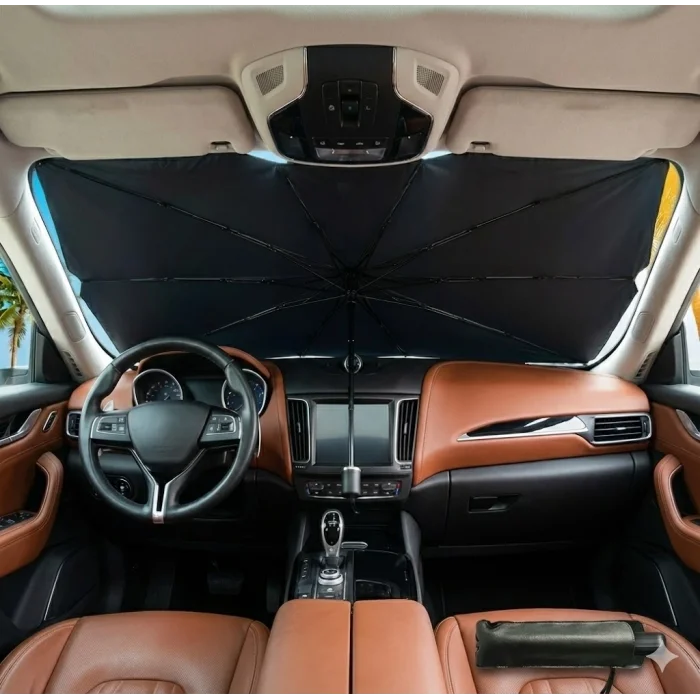 Araba Güneş Gölge Koruyucu Şemsiye Oto Ön Cam Güneşlik(145cm*79cm)