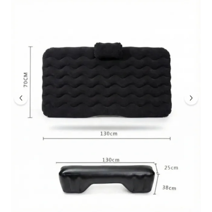 Araç İçi Şişme Yatak Araba Ve Kamp Yatağı Çanta Elektrikli Pompa Tamir Kiti Ve Yastıklı Yatak Seti