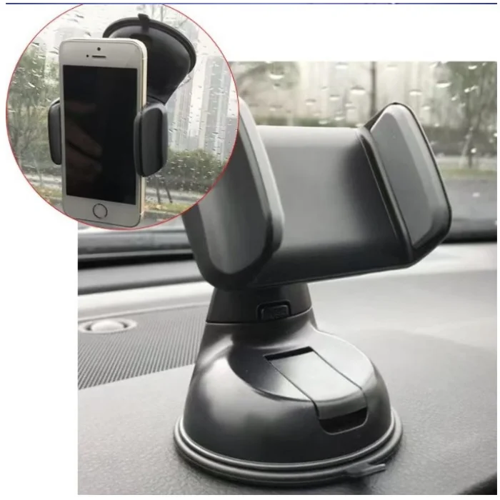 Araç İçi Torpido ve Cam Vakumlu Kısa Boy Telefon Tutucu (5047)