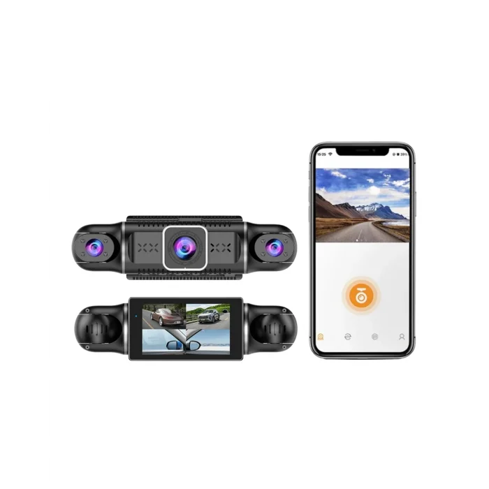 Araç İçi WiFi Destekli Full HD Kamera Geniş Açılı Gece Görüşlü