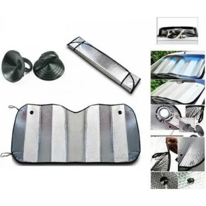 Araç Ön Cam Güneş Koruma Isı Önleyici Katlanabilir Model Fiat Egea Honda Civic Ford Focus Dacia Duster