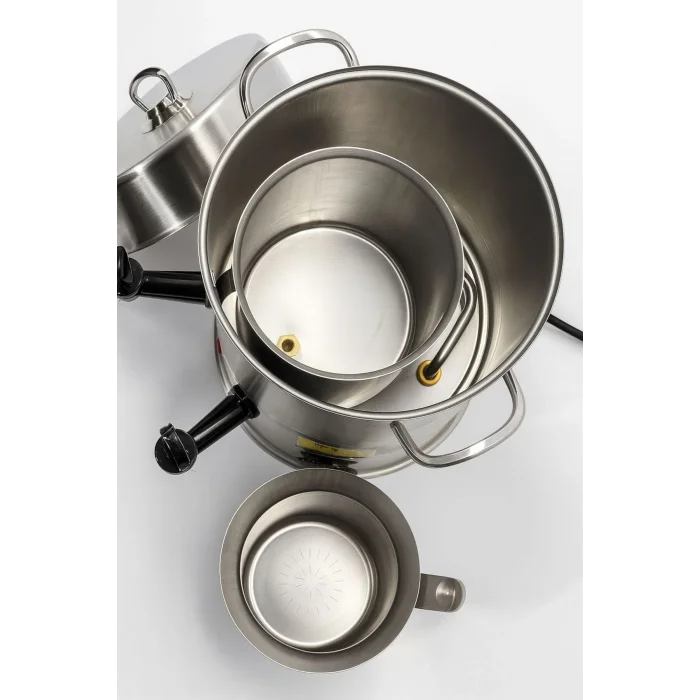 ARMAĞAN 250 BARDAK ÇAY OTOMATI ELEKTRİKLİ SEMAVER ÇAY MAKİNESİ ÇİFT MUSLUK 2500W (5047)