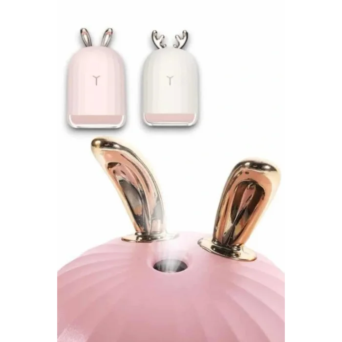 Aromaterapi Hava Nemlendirici Dekoratif USB Şarjlı Tavşan Nemlendirici