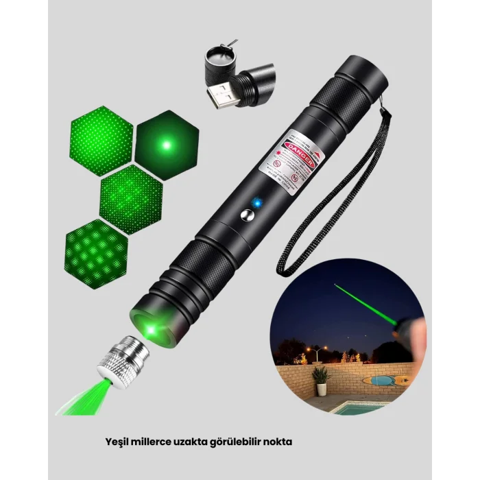 Avcılık ve Doğa Sporları İçin Güçlü Yeşil Lazer