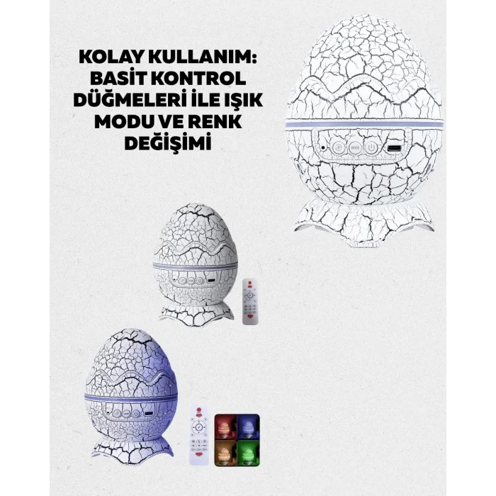 Ayarlanabilir Parlaklık ve Sis Efektli Atmosfer Lambası Yeni Nesil