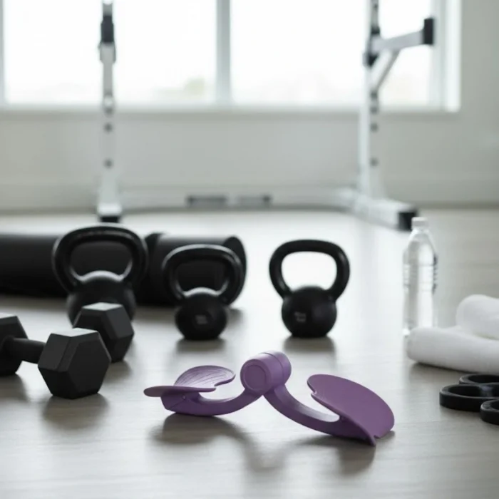 Bacak Arası İncelten Egzersiz Aleti – İç Bacak Sıkılaştırıcı, Pelvik Kas Güçlendirici Plastik Spor Aparatı (5047)