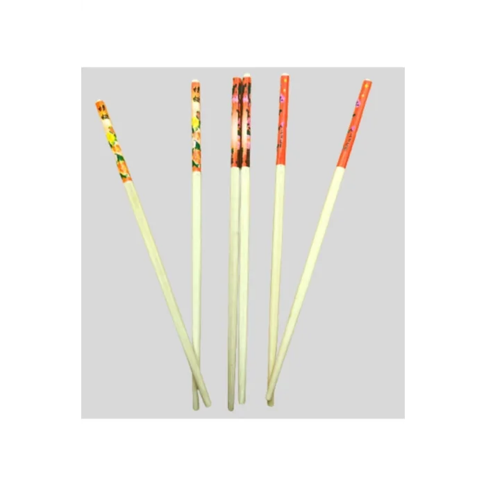 Bambu Chopstick Çubuk Yemek Çubuğu Yıkanabilir Tekrar Kullanılabilir (10 Çift- 20 Adet )