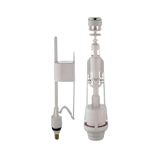 Basmalı Klozet Rezervuar İç Mekanizması Ayarlanabilir Su Seviyeli Tahliye Sistemi