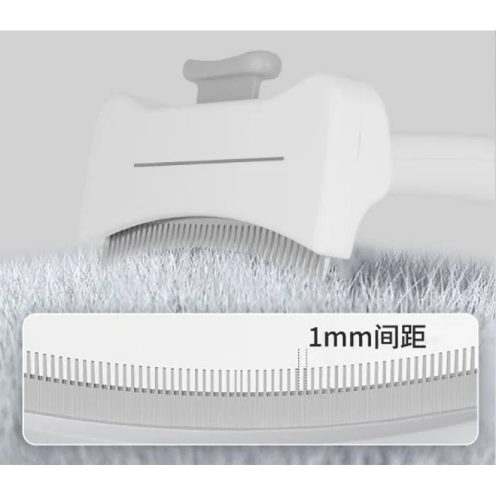 Basmalı Metal Uçlu Evcil Hayvan Tüy Toplama Tarağı  CM-586 (5047)