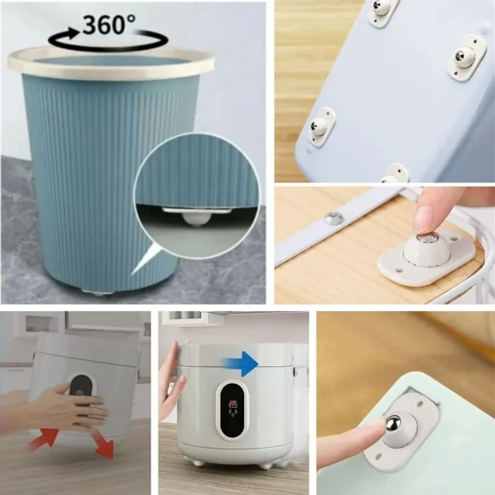 Beyaz Eşya ve Mobilya İçin 4’lü Tekerlekli Kaydırma Aparatı – Hafif ve Orta Ağırlıktaki Ürünler İçin Pratik Kaydırıcı Set (5047)