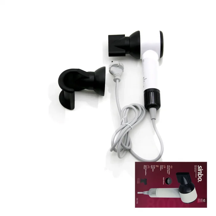 BEYAZ SAÇ KURUTMA MAKİNESİ 110.000RPM DİJİTAL EKRAN SESSİZ ÇALIŞMA - 3 HIZ - SICAKLIK AYAR 800W SHD-1756 (5047)