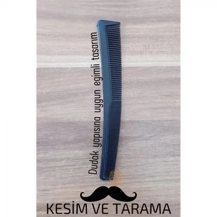 Bıyık Kesim Ve Tarama Tarağı Eğimli Bıyık Tarağı