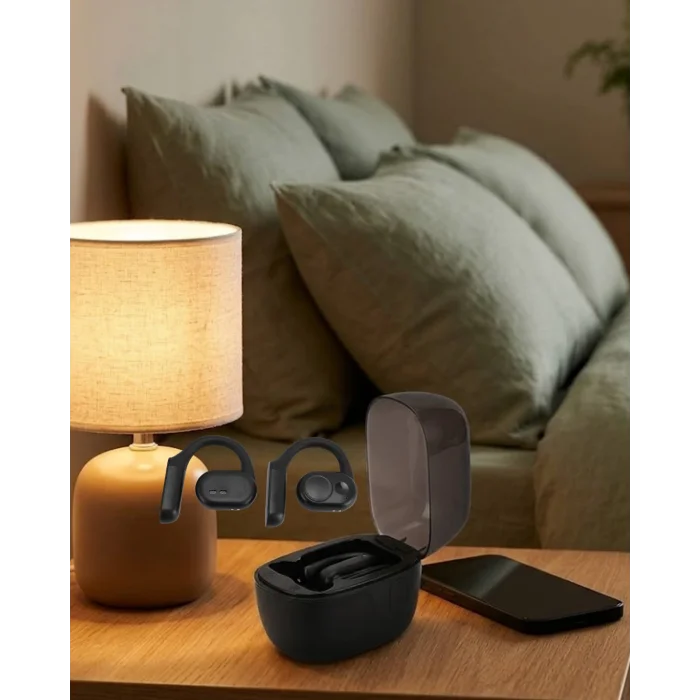 Bluetooth 5.0 Kablosuz Kulaklık Otomatik Eşleşme Gürültü Azaltma