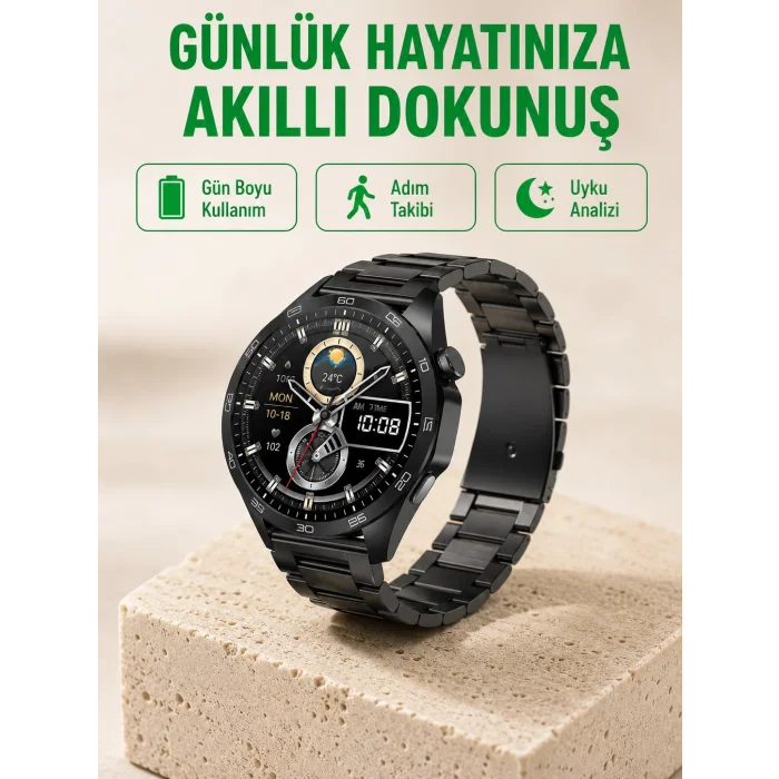 Bluetooth Akıllı Saat – Nabız, Adım Sayar, Uyku Takibi ve Spor Modlarıyla Akıllı Yaşam Asistanı