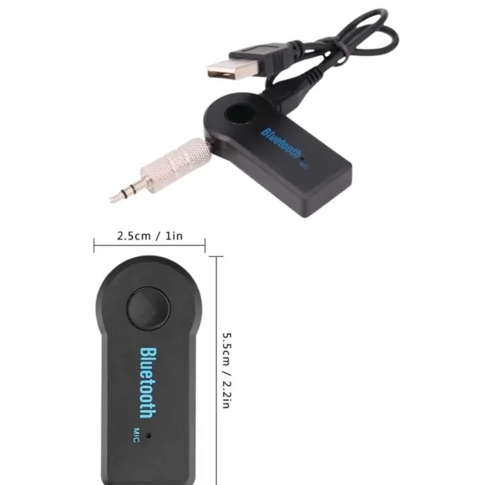 Bluetooth Araç Kiti Aux Çıkışlı  Telefon Müzik Alıcı Tüm Cihazlara Uyumlu