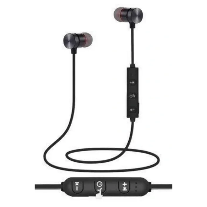 Bluetooth Bağlantılı Kablolu Mıknatıslı Sport Kulaklık