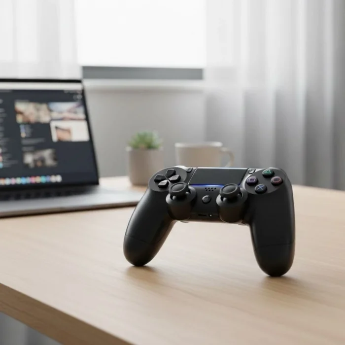 Bluetooth Kablosuz Gamepad – Ergonomik Tutuş, Hassas Analog Joystick, PC &amp; Mobil Uyumlu Oyun Kolu (5047)