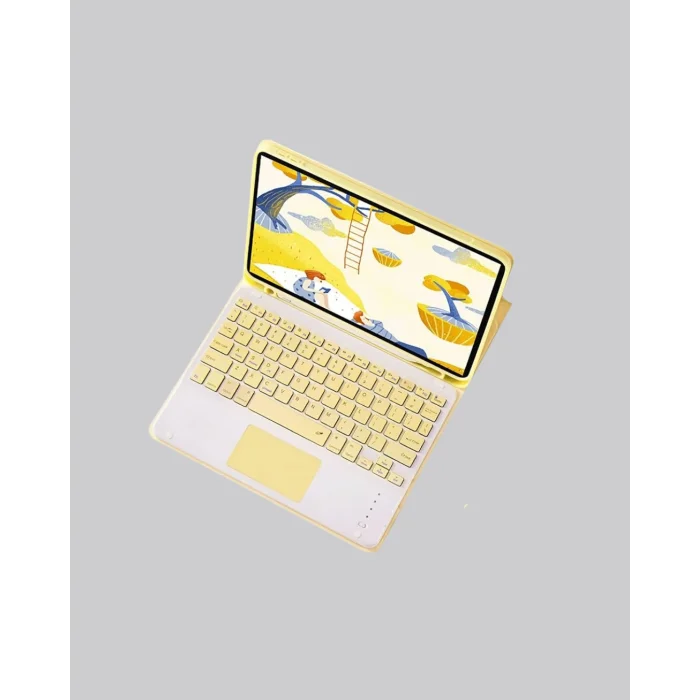 Bluetooth Kablosuz Klavye – İnce Slim Model, Tablet ve Akıllı TV Uyumlu, Sessiz Tuşlu Taşınabilir Klavye